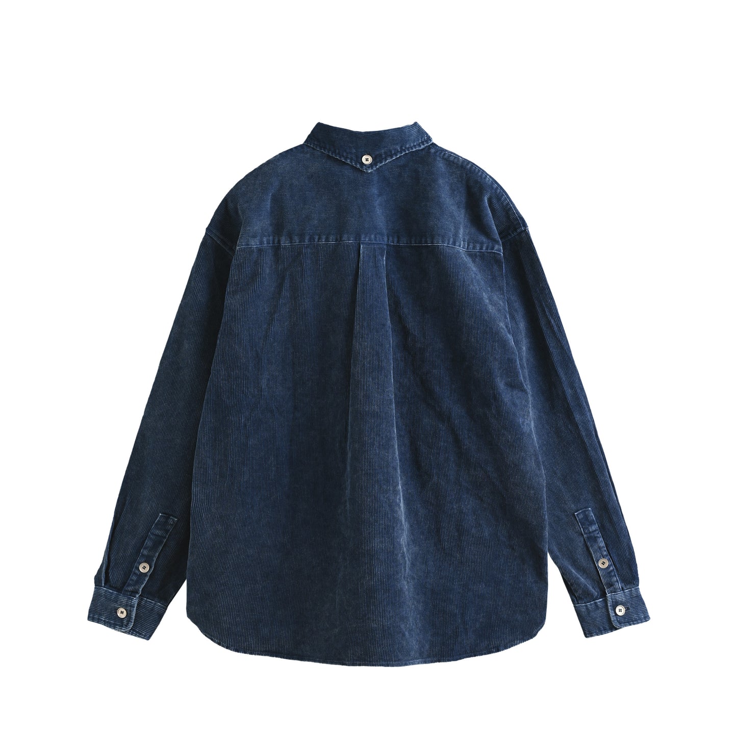 インディゴコーデュロイシャツ(刺繍8020ロゴ) indigo image