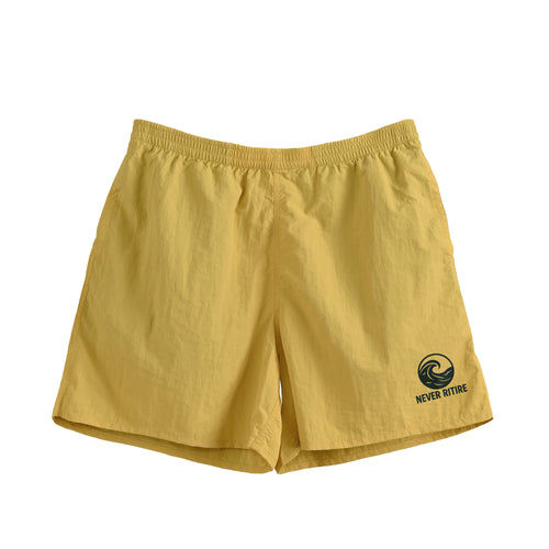 ナイロンショーツ（海ロゴ刺繍） yellow image