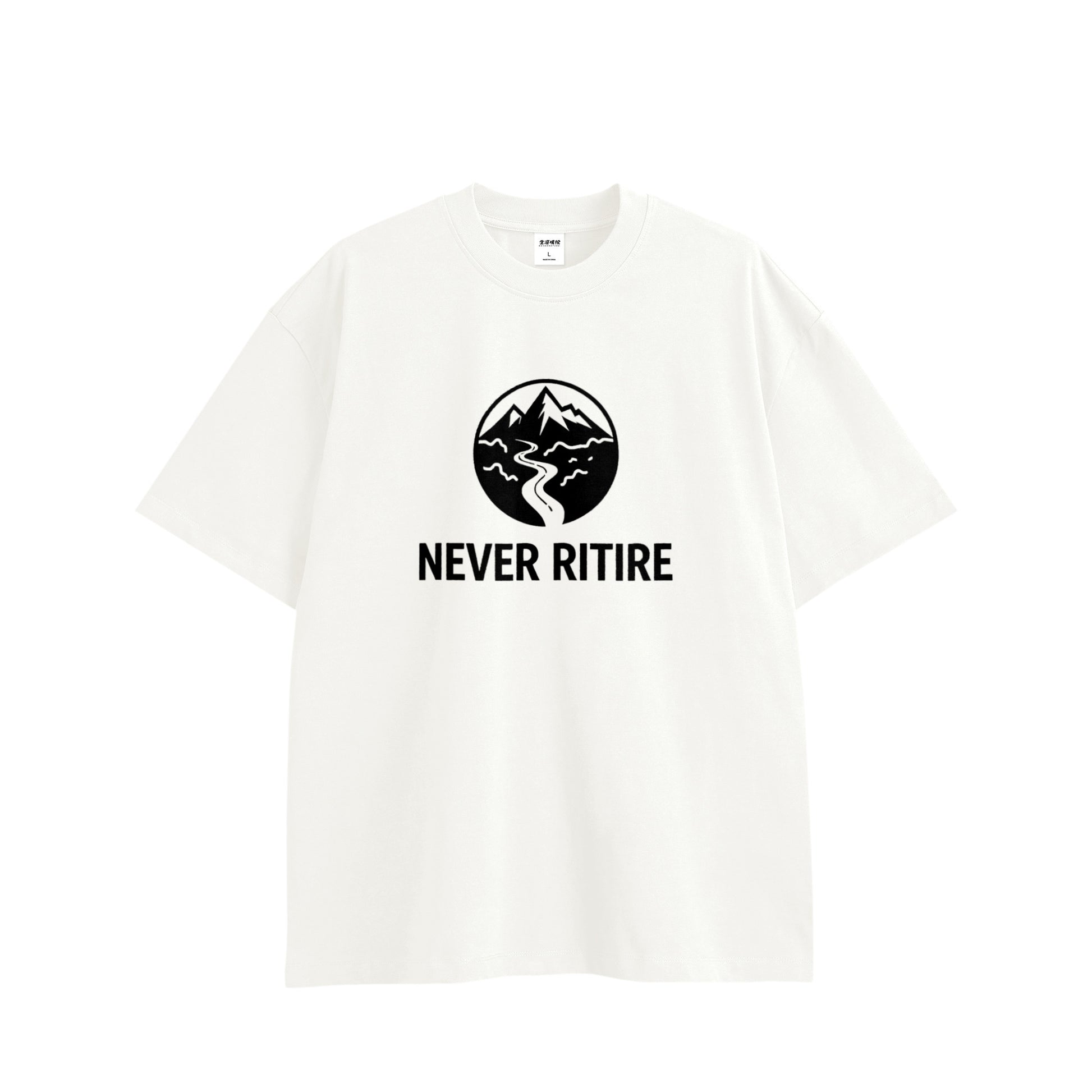 ビックシルエットT（山ロゴ） white image