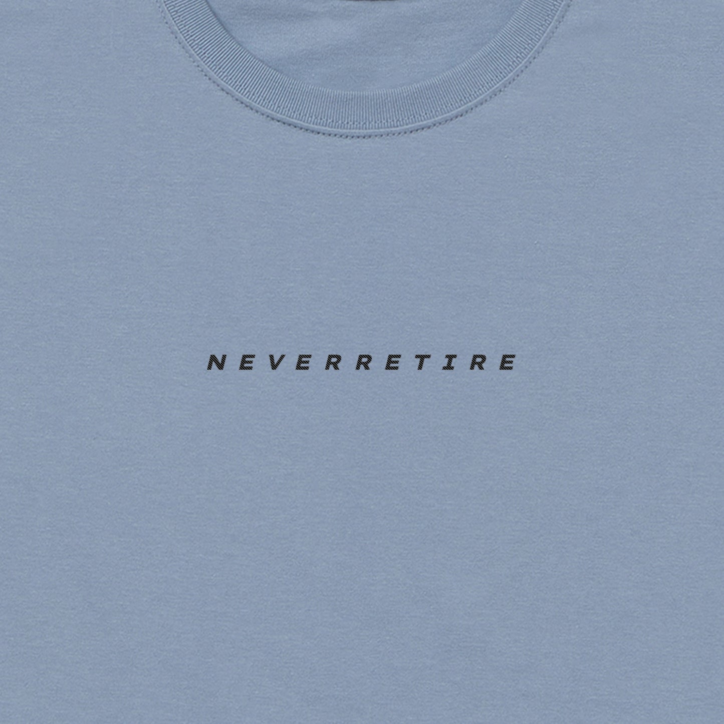 NEVER RETIRE ビッグシルエットT acid-blue image
