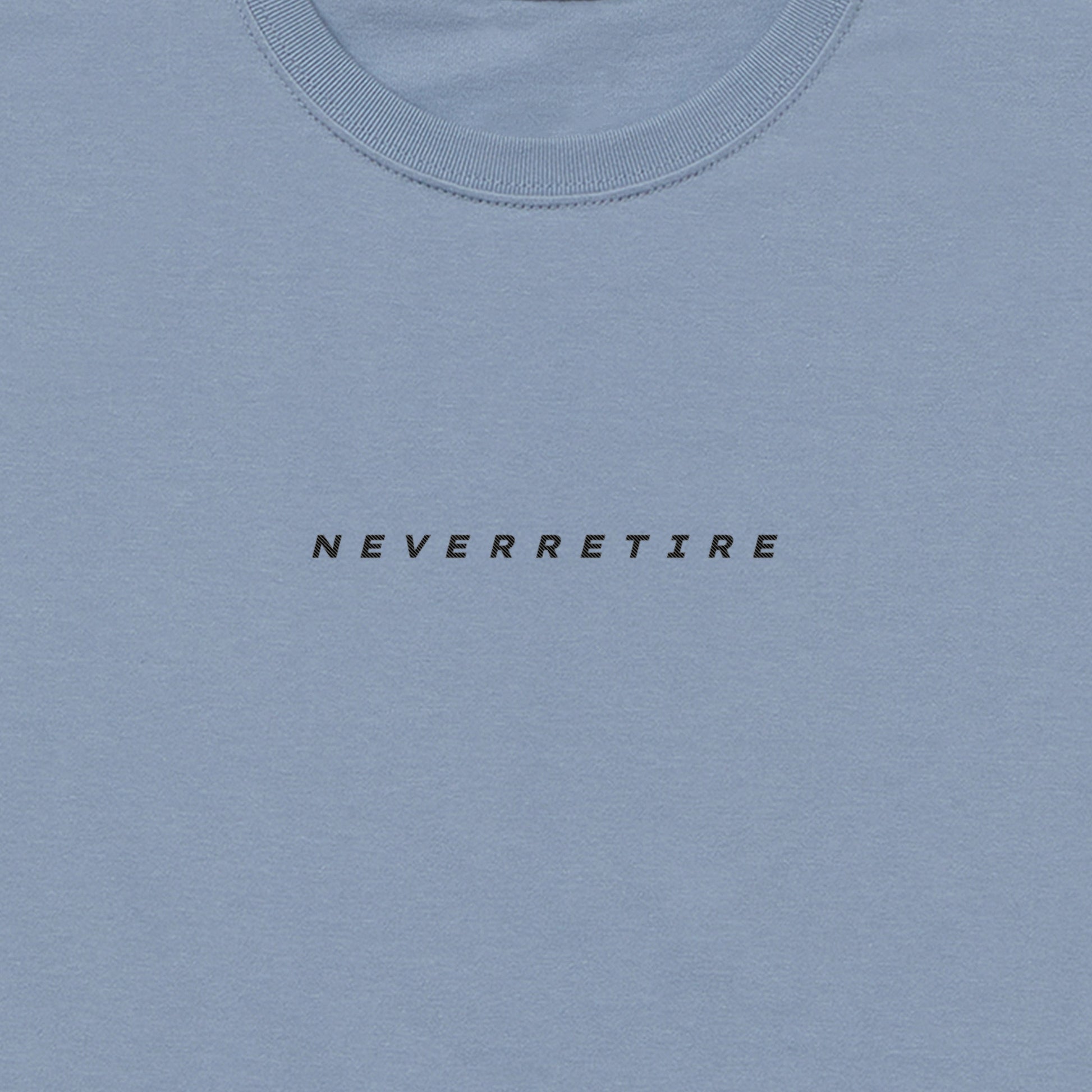 NEVER RETIRE ビッグシルエットT acid-blue image
