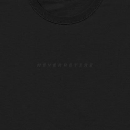 NEVER RETIRE ビッグシルエットT black image