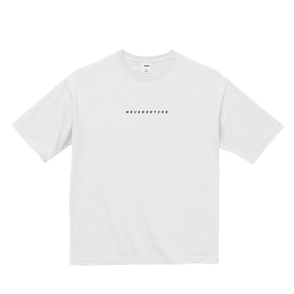 NEVER RETIRE ビッグシルエットT white image