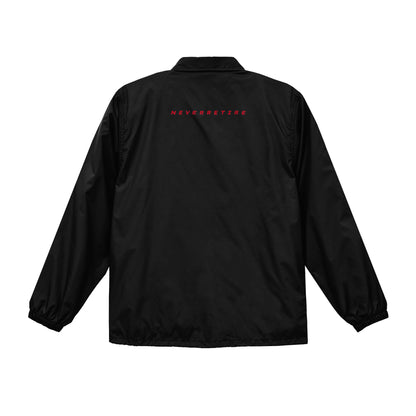 NEVER RETIRE コーチジャケット black image