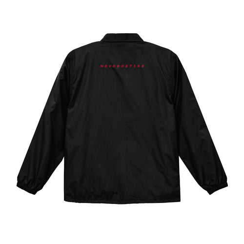 NEVER RETIRE コーチジャケット black image