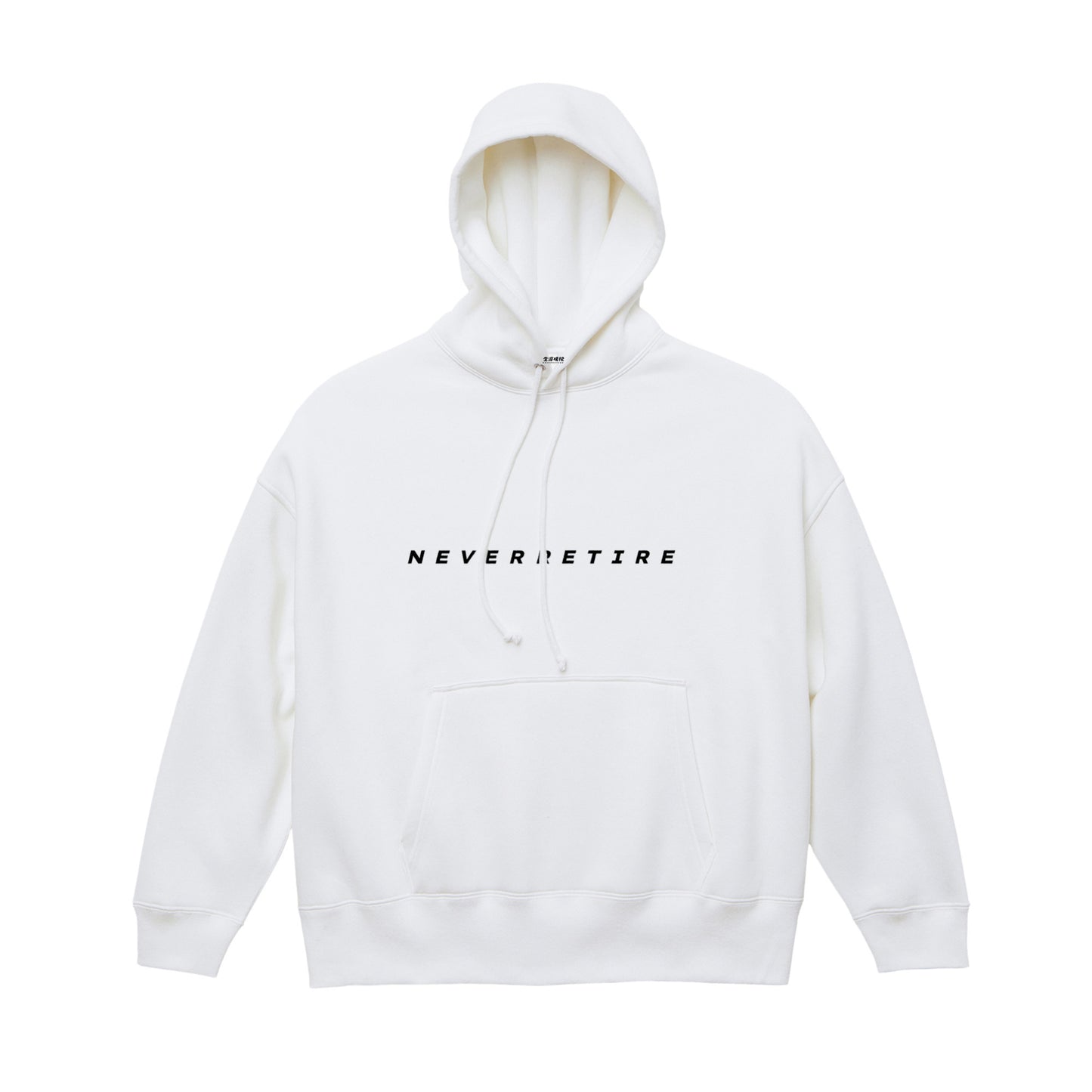 オーバーサイズパーカー（英語ロゴ） white image