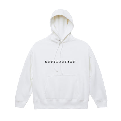 オーバーサイズパーカー（英語ロゴ） white image