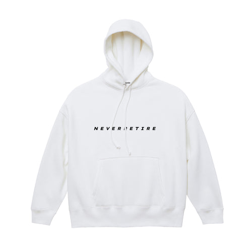 オーバーサイズパーカー（英語ロゴ） white image