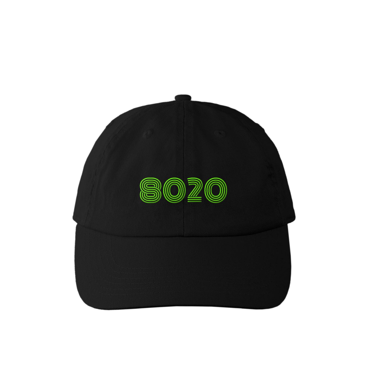 ベースボールキャップ（刺繍ロゴ8020） black image