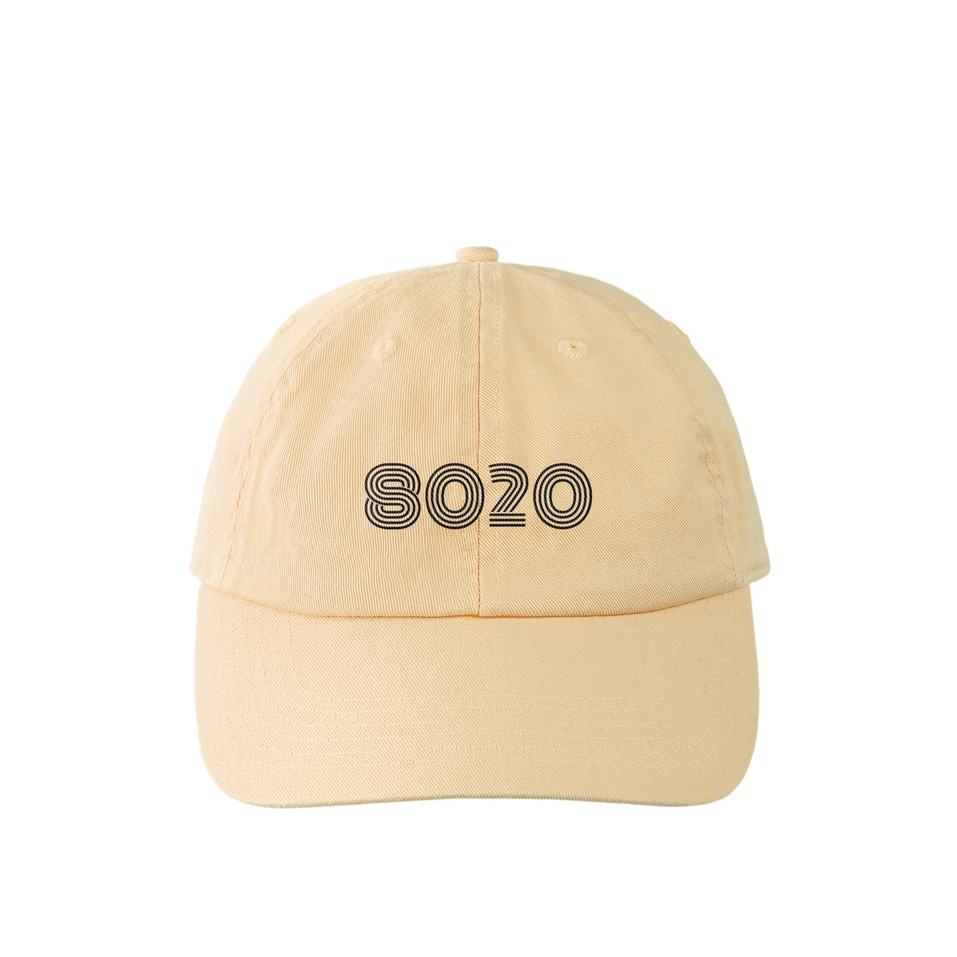 ベースボールキャップ（刺繍ロゴ8020） light-yellow image