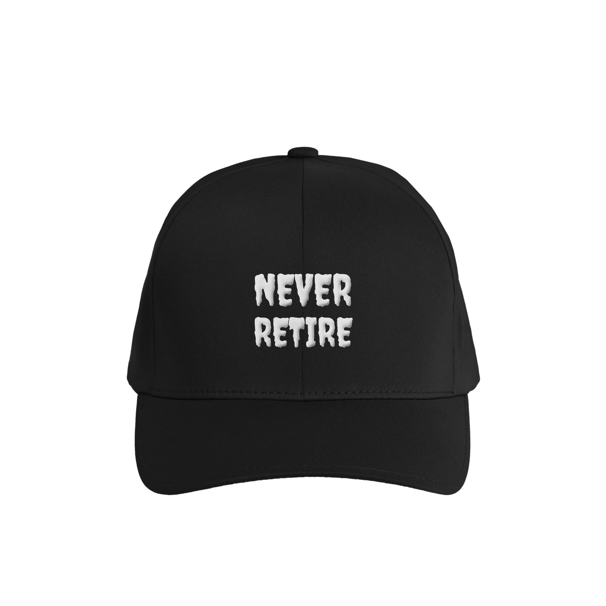 FLEXFIT DELTA CAP（刺繍 NEVER RETIRE for punks） black image