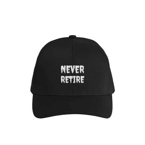 FLEXFIT DELTA CAP（刺繍 NEVER RETIRE for punks） black image