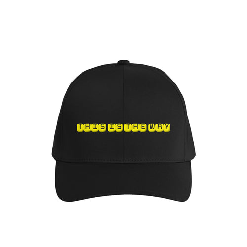 FLEXFIT DELTA CAP（刺繍ロゴ THIS IS THE WAT） black image