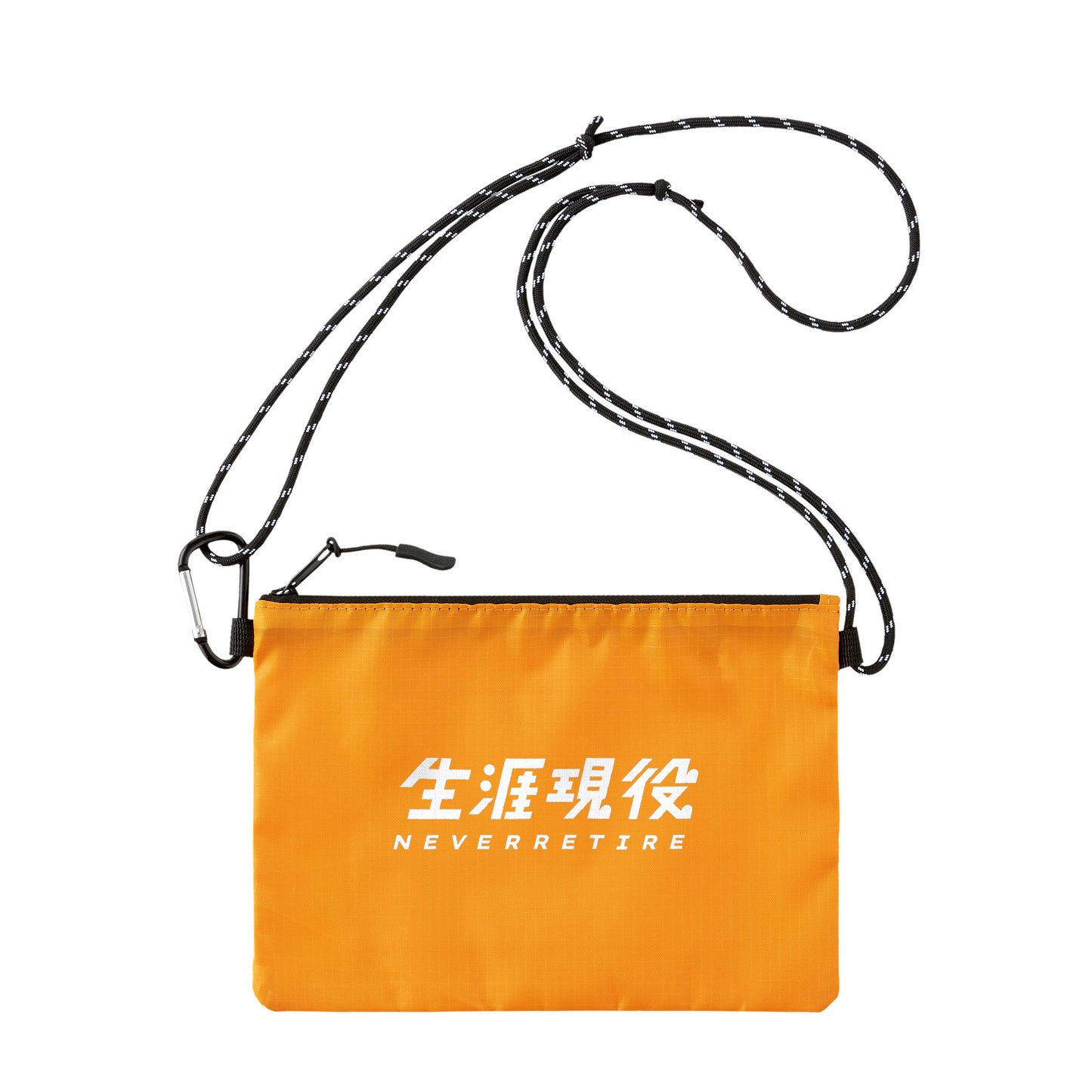 生涯現役ロゴ サコッシュ orange image
